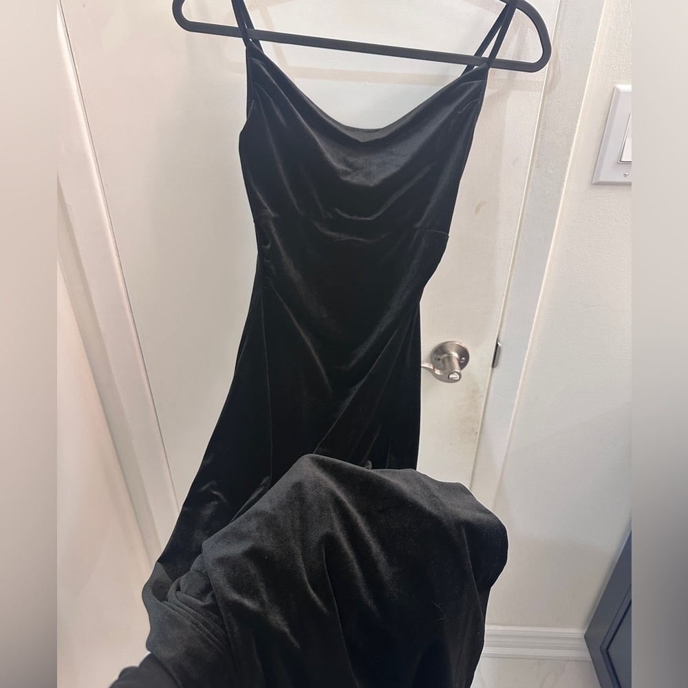 Black Velvet Dress